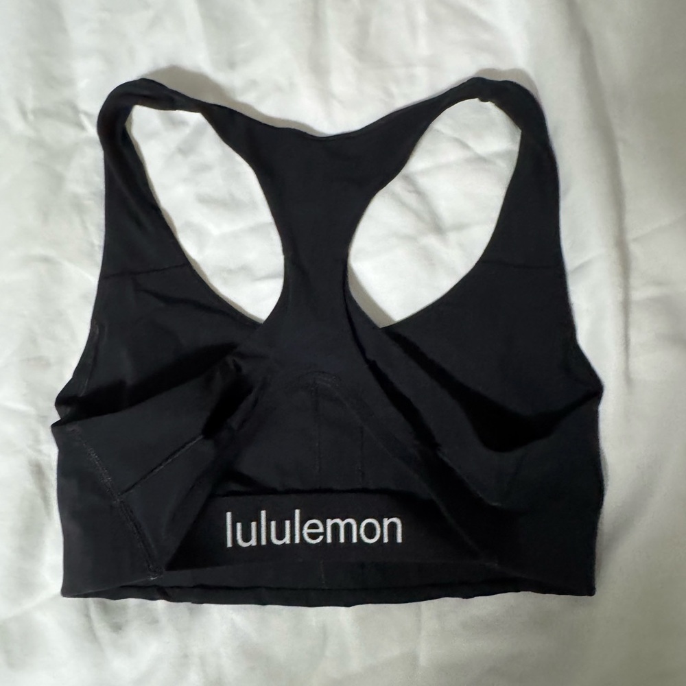 lululemon athletica Black Racerback Sports Bra